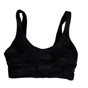 Lululemon Align Reversible Sports Bra Tank Camo Black 8